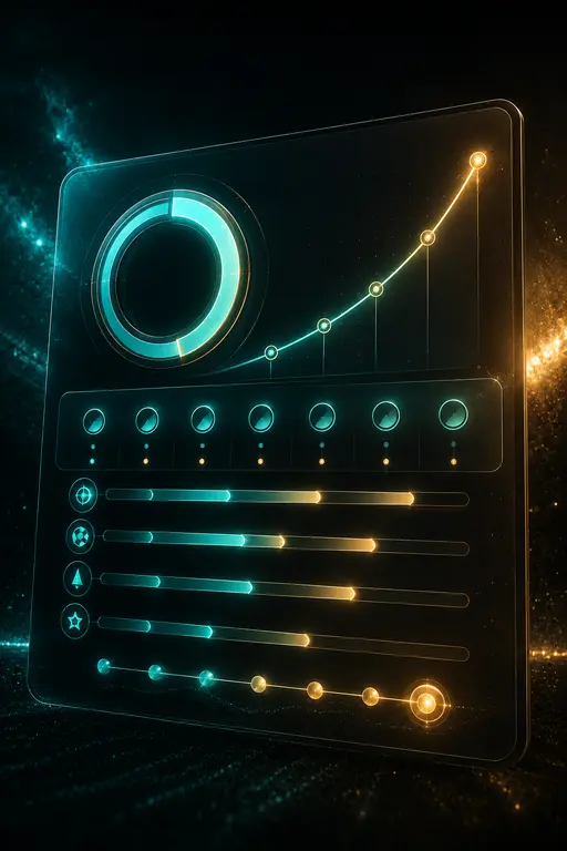 Player development progress system artwork